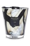 Baobab Collection Stones Marble Candle In Blk/wht/beige