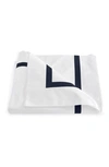 Matouk Lowell Duvet Cover In Navy