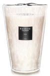BAOBAB COLLECTION WHITE PEARLS CANDLE,MAX35PW
