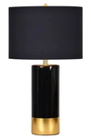 Renwil The Tuxedo Table Lamp In Black/ Gold