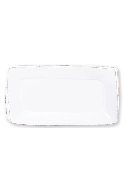 VIETRI VIETRI LASTRA RECTANGULAR STONEWARE PLATTER,LAS-26023W
