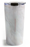 Deny Designs Marbled Monogram Travel Mug In I