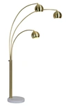 Renwil Dorset Floor Lamp In Gold