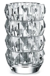 Baccarat Louxor Round Crystal Vase 19.5cm In Clear