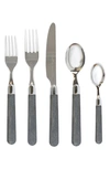 Vietri Albero Five-piece Place Setting In Elm