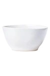 Vietri Aurora Stoneware Cereal Bowl In Snow