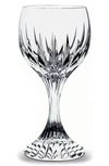 Baccarat Massena Lead Crystal Red Wine Glass In Clear