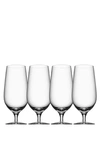 Orrefors Lager Glasses In White