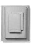 Boll & Branch Classic Hemmed 300 Thread Count Organic Cotton Sheet Set In Pewter
