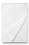 BOLL & BRANCH WAFFLE ORGANIC COTTON BLANKET,BBLKTKCKWWWT