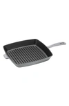 STAUB 12-INCH SQUARE ENAMELED CAST IRON GRILL PAN,12123018