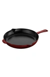 STAUB STAUB 12-INCH ENAMELED CAST IRON FRY PAN,1223087