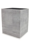 KASSATEX KASSATEX FAUX SLATE WASTEBASKET,ASE-WB