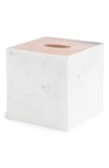 KASSATEX TRIPOLI MARBLE TISSUE HOLDER,ATP-TH