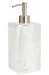 Kassatex Ducale Lotion Dispenser In White/ Black