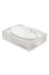 Kassatex Ducale Soap Dish In White/ Black
