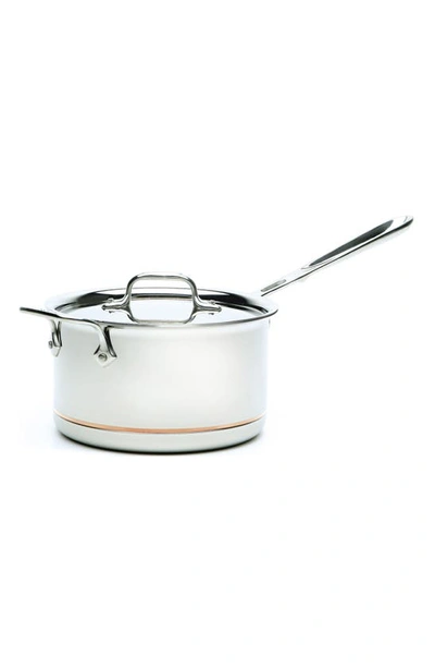 ALL-CLAD ALL-CLAD COPPER CORE 4-QUART SAUCEPAN WITH LID,6204SS