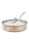 HESTAN COPPERBOND 3.5-QUART SAUTÉ PAN WITH LID,31598