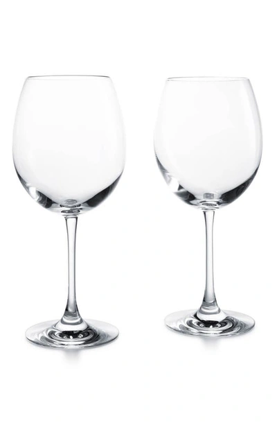 Baccarat Set Of 2 Oenologie Bourgogne Glasses (330ml) In Clear