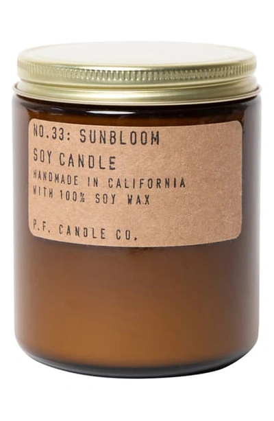 P.f Candle Co. Soy Candle, 7.2 oz In Sunbloom