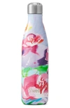 S'WELL LILAC POSY 25-OUNCE INSULATED STAINLESS STEEL WATER BOTTLE,10025-A20-46040