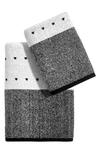 DKNY TRIANGLE STRIPE 4-PIECE BATH TOWEL & HAND TOWEL SET,3OD001785KT1