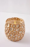 Anthropologie Home Small Honeycomb Scented Candle In Tonka And Tobacco Leaf