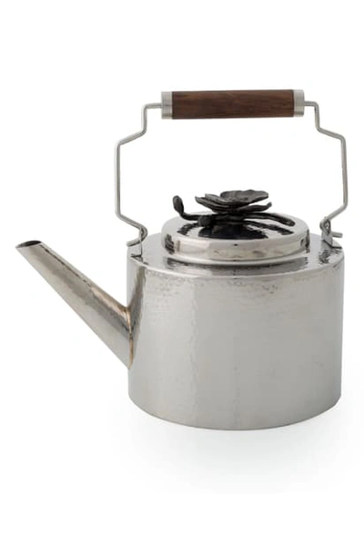 Michael Aram Stainless Steel Teapot In Black Orchid