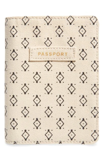 Anthropologie Home Nohelia Passport Cover In Black And White Combo