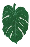 LORENA CANALS MONSTERA LEAF RUG,C-MONSTERA