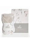 Oilo Llama Crib Sheet & Cuddle Blanket Set In Llama