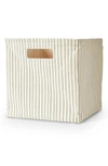Pehr Kids' Stripes Away Medium Canvas Cube In Sea
