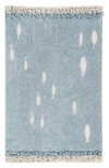 Lorena Canals Ocean Shore Washable Recycled Cotton Blend Rug In Blue