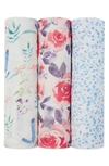 ADEN + ANAIS 3-PACK SILKY SOFT SWADDLING CLOTHS,9228