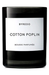 BYREDO BYREDO COTTON POPLIN SCENTED CANDLE,20640011