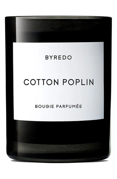 BYREDO COTTON POPLIN SCENTED CANDLE, 8.5 OZ,20640011