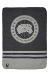 CANADA GOOSE QUEEN LOGO WOOL BLANKET,5503M