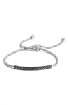 JOHN HARDY CLASSIC CHAIN PULL THROUGH BRACELET,BBS901194BLSBNXS-M