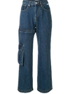 PUSHBUTTON TRANSFORMER TWO-WAY HIGH-RISE JEANS