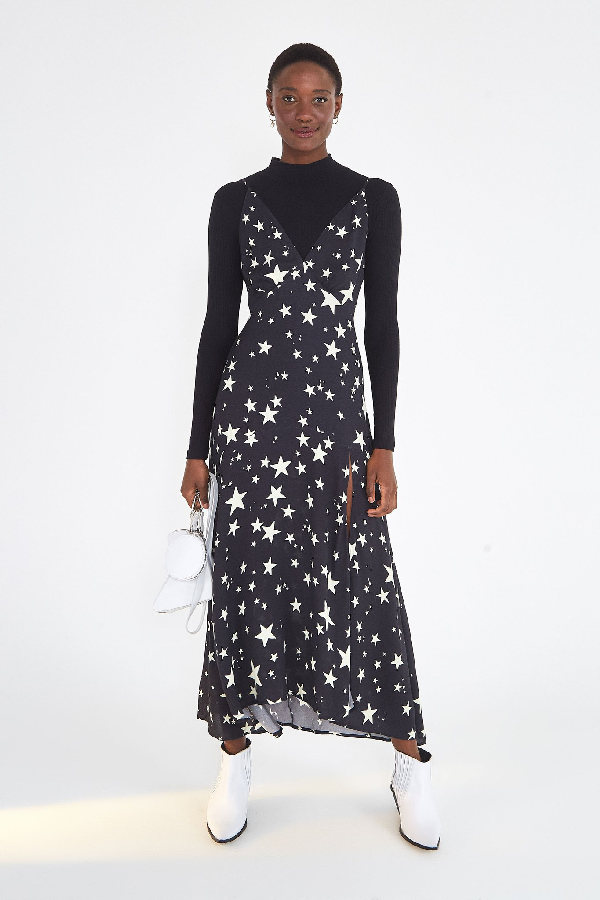 warehouse slip dress