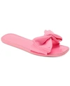 Kate Spade Bikini Bow Flat Neoprene Sandals In Pink