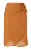 ANEMONE THE FEMME RAMIE WRAP SKIRT,800417