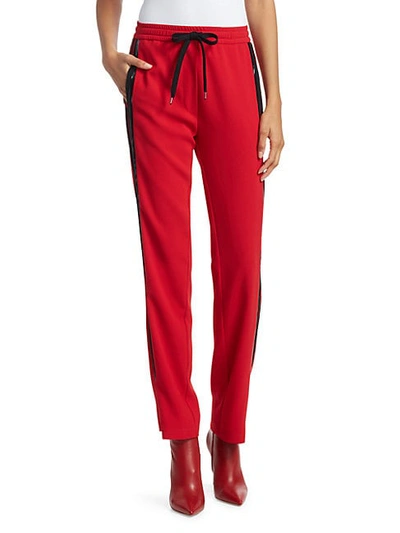 N°21 Striped Track Pants In Red