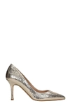 THE SELLER PUMPS IN PLATINUM LEATHER,11355625