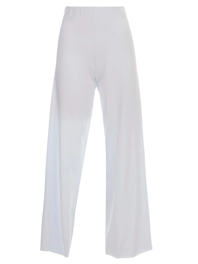 P.a.r.o.s.h Wide Leg Pants High Waisted In Bianco