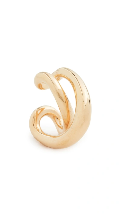 Charlotte Chesnais Initial Gold-vermeil Ear Cuff