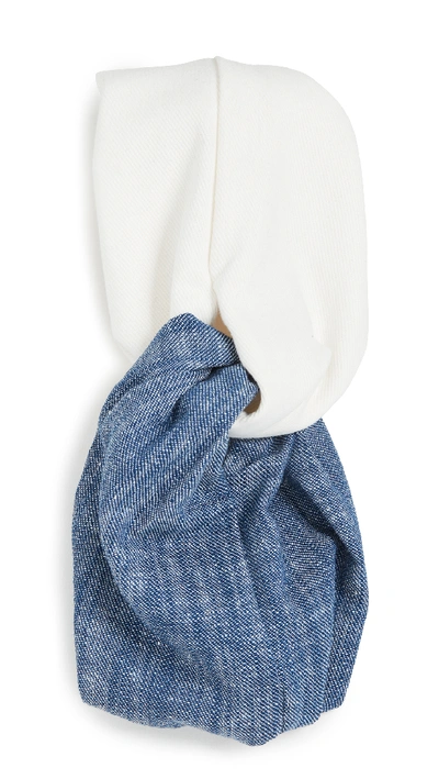 Eugenia Kim Penny Headband In Blue/white