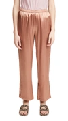 ENZA COSTA SATIN LOUNGE trousers