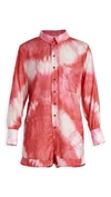 PLUSH TIE DYE ROMPER