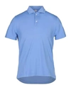 Aspesi Polo Shirt In Azure